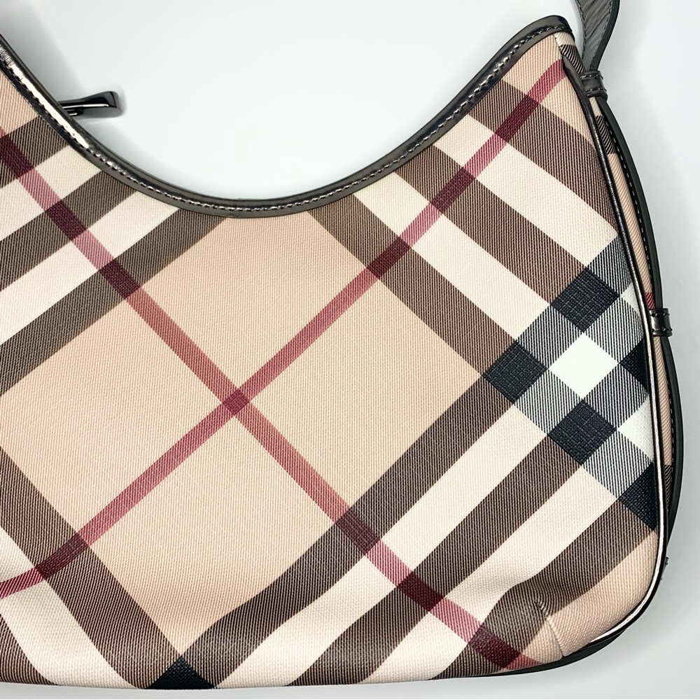 Burberry | Nova Check Small Barton Hobo - Picture 3 of 14
